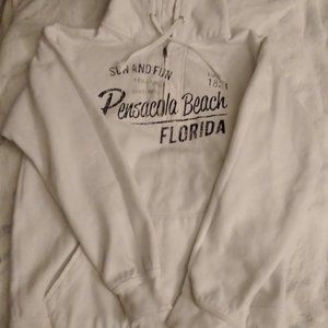 Women's hoodie size lg "Florida" white